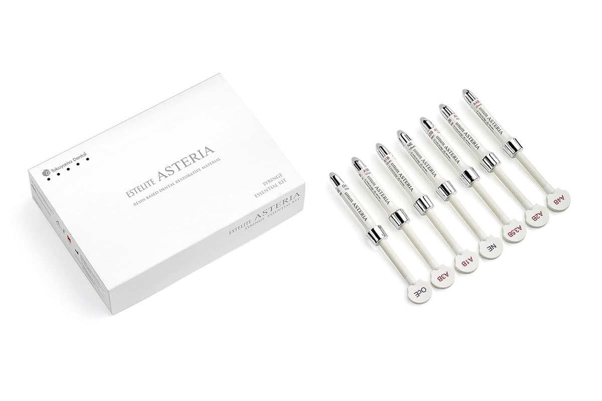 Набор Estelite Asteria kit, 7 шприцев 4,0 г А1В, А2В, А3В, А3.5В, А4В, NE, OcE (Токуяма, Япония)