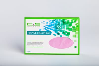 Фартук защитный Clean+Safe, сиреневый